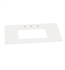 Ronbow 365537-8-Q01 TechStone™ 37" x 19" Vanity Top in Solid White - 3/4" Thick
