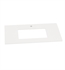 Ronbow 365537-1-Q01 TechStone™ 37" x 19" Vanity Top in Solid White - 3/4" Thick