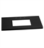 Ronbow 366637-8-Q02 TechStone™ WideAppeal™ 37" x 19" Vanity Top in Broad Black  - 2" Thick