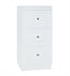 Ronbow 621118-3-W01 Shaker 18" Freestanding Bathroom Storage Drawer Bank in White