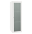 Ronbow 679015-1-W01 Shaker 15" Linen Cabinet Storage Tower with Frosted Glass Door in White - DISCONTINUED