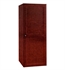 Ronbow 679018-3-H01 Shaker 18" Linen Cabinet Storage Tower with Wood Door in Dark Cherry