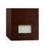 Ronbow 632012-1-H01 Rebecca 12" Wall Mount Drawer Bridge with Glass Front in Dark Cherry