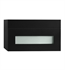 Ronbow 632018-1-B02 Rebecca 18" Wall Mount Drawer Bridge with Glass Front in Black