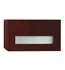 Ronbow 632018-1-H01 Rebecca 18" Wall Mount Drawer Bridge with Glass Front in Dark Cherry