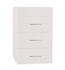 Ronbow 632115-W01 Bella 15" Drawer Bridge with Three Drawers in White