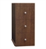 Ronbow 633012-F07 Transitional 12" Drawer Bridge with Three Drawers in Vintage Walnut