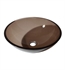 Avanity GVE420BN 16 1/2" Single Bowl Round Tempered Glass Bathroom Vessel Sink in Brown [DISCONTINUED]