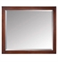 Avanity MADISON-M36-TO Madison 36" Wall Mount Rectangular Framed Beveled Edge Mirror in Tobacco