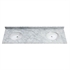 Avanity SUT73CW 73" Marble Stone Vanity Top for Undermount Oval Sink in Carrera White