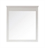 Avanity WINDSOR-M24-WT Windsor 24" Wall Mount Rectangular Framed Beveled Edge Mirror in White