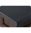 Absolute Black Rustic 1 1/2" Granite Countertop with Oval Ceramic Undermount Sink/s [DISCONTINUED]