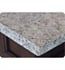 Santa Cecilia 1 1/2" Granite Countertop with Oval Ceramic Undermount Sink/s [DISCONTINUED]
