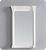 James Martin 238-107-M27-BW Savannah/Providence Mirror in Bright White (Qty.2)