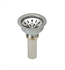 Elkay LK99 3 1/2" Stainless Steel Drain Fitting with Metal Ball Bearing Locking Stem and Rubber Stopper