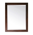 Avanity MADISON-M24-TO Madison 24" Wall Mount Rectangular Framed Beveled Edge Mirror in Tobacco (Qty.2)
