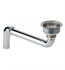Elkay LKAD35 3 1/2" Drain Fitting Stainless Steel Body, Strainer Basket and Offset Tailpiece