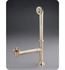 Cheviot 2222-PB Waste and Overflow - Lift and Turn in Polished Brass