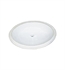 Fairmont Designs S-100WH Oval White Ceramic Undermount Sink 