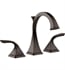 Brizo Virage Two Handle Widespread Lavatory Faucet with Metal Drain and Pop-up Type Fitting in Venetian Bronze