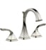 Brizo Virage Two Handle Widespread Lavatory Faucet with Metal Drain and Pop-up Type Fitting in Polished Nickel