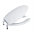 TOTO SC134#01 Commercial Open-Front Toilet Seat and Lid in Cotton White