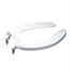 TOTO SC534#01 Commercial Open-Front Toilet Seat in Cotton White