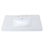 Fairmont Designs S-11036W8 35 1/2" Three Hole Ceramic Sink in White