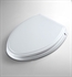 TOTO SS154#01 Traditional SoftClose Elongated Closed-Front Toilet Seat and Lid in Cotton White