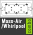 Mass-Air/Whirlpool Combo