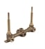 California Faucet VL-R 8" Wall Mount Rough-In Valve in Brass