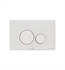 TOTO YT994#WH Dual Button Rectangle Push Plate in White