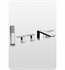 Toto Soirée® Deck-Mount Bath Faucet with Lever Handles, Hand Shower and Diverter Trim