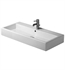 Duravit 0454100030 Vero 37 3/8" Wall Mount Bathroom Sink with Overflow and Tap Platform- Three Holes