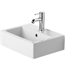 Duravit 0704450000 Vero 15 3/4" Wall Mount Bathroom Sink with Overflow and Tap Platform - Single Hole