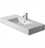 Duravit 0329100000 Vero 39 3/8" Wall Mount Bathroom Sink with Overflow and Tap Platform - Single Hole