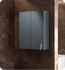 Sonia 170548 Evolve Wall Mount Vitrine Linen Cabinet in Greywood
