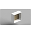Sonia 167111 Evolve Cube Modular Shelf in White Gloss