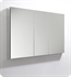 Fresca 50" Wide x 36" Tall Bathroom Medicine Cabinet with Mirrors