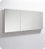 Fresca 60" Wide x 36" Tall Bathroom Medicine Cabinet with Mirrors