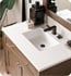 Classic White 1 1/4" Quartz Countertop by Silestone with Rectangular Undermount Sink