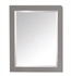 Avanity 14000-M24-TG Modero 24" Wall Mount Rectangular Framed Beveled Edge Mirror in Taupe Glaze