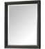 Avanity THOMPSON-M28-CL Thompson 28" Wall Mount Rectangular Framed Beveled Edge Mirror in Charcoal Glaze