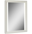 Fairmont Designs Studio One 25" Wood Frame LED Mirror in Glossy White (Qty. 2)