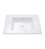 Avanity VUT310GL 31 1/2" Solid Surface Vanity Top with Basin in Glossy White