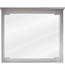 Hardware Resources MIR102-D Chatham Shaker 40" Framed Wall Mount Rectangular Bathroom Mirror in Grey