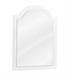 Hardware Resources MIR106 Compton 26" Wall Mount Arched Rectangular Framed Mirror in White