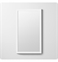Ronbow 600118-W01 Contemporary Solid Wood Framed Rectangular Bathroom Mirror in White