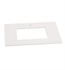 Ronbow 362225-1-Q71 TechStone 24 5/8" Single Bowl Rectangular Quartz Vanity Top in Roman White