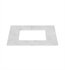 Ronbow 302231-1-CW 30 5/8" Rectangular Vanity Top with Single Faucet Hole in Carrara White